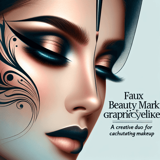 Faux Beauty Mark dan Eyeliner Grafik: Duo Kreatif untuk Makeup yang Mencuri Perhatian